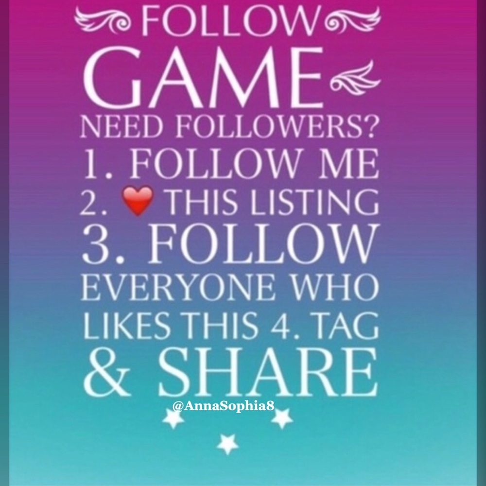 Let’s All Be Friends 💕💕 Follow Game! - Picture 2 of 4